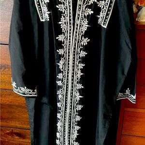 Stunning cotton embroidered dress